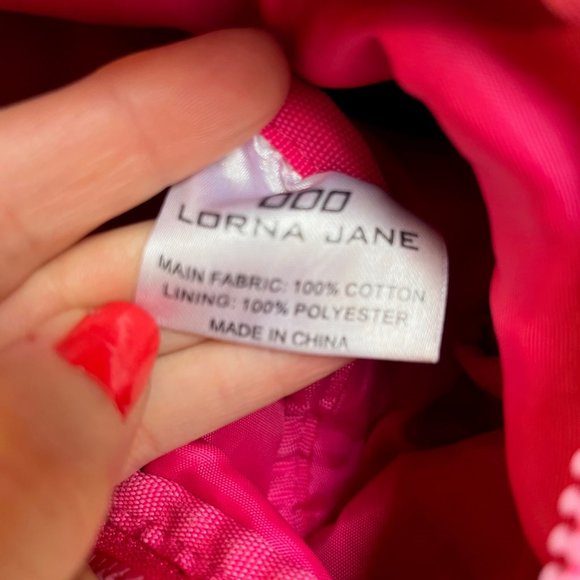 Lorna Jane Khaki Small Canvas Style Cross Body Bag w'  Long Strap - Picture 13 of 14